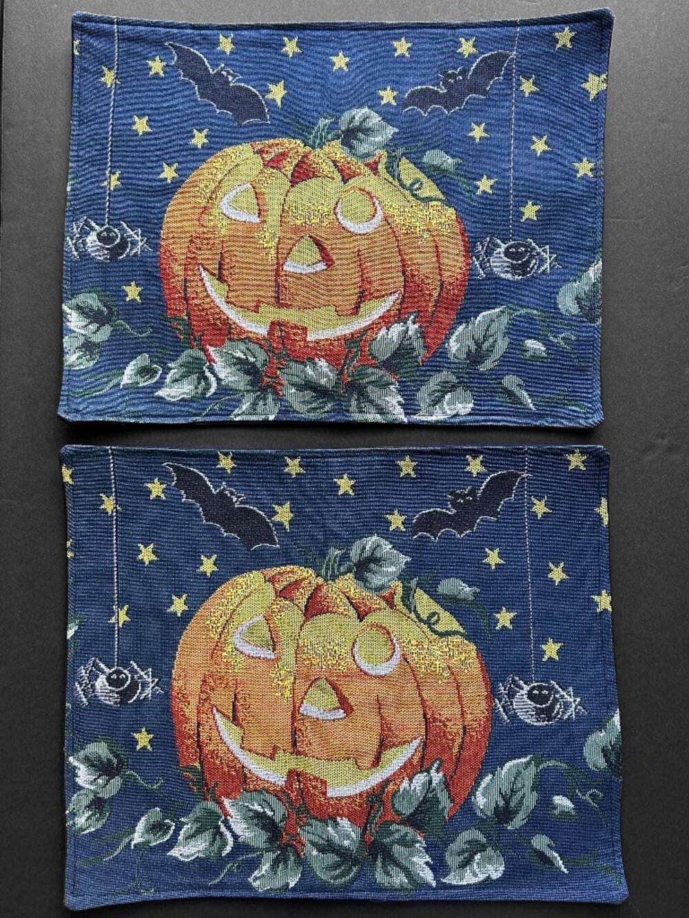 Vintage Halloween Woven Placemats x 2